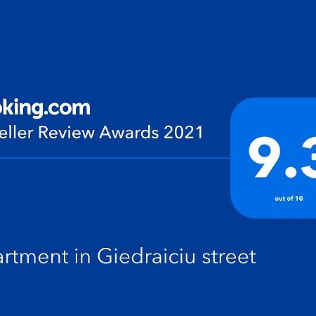 Apartment In Giedraiciu Street Βίλνιους Εξωτερικό φωτογραφία